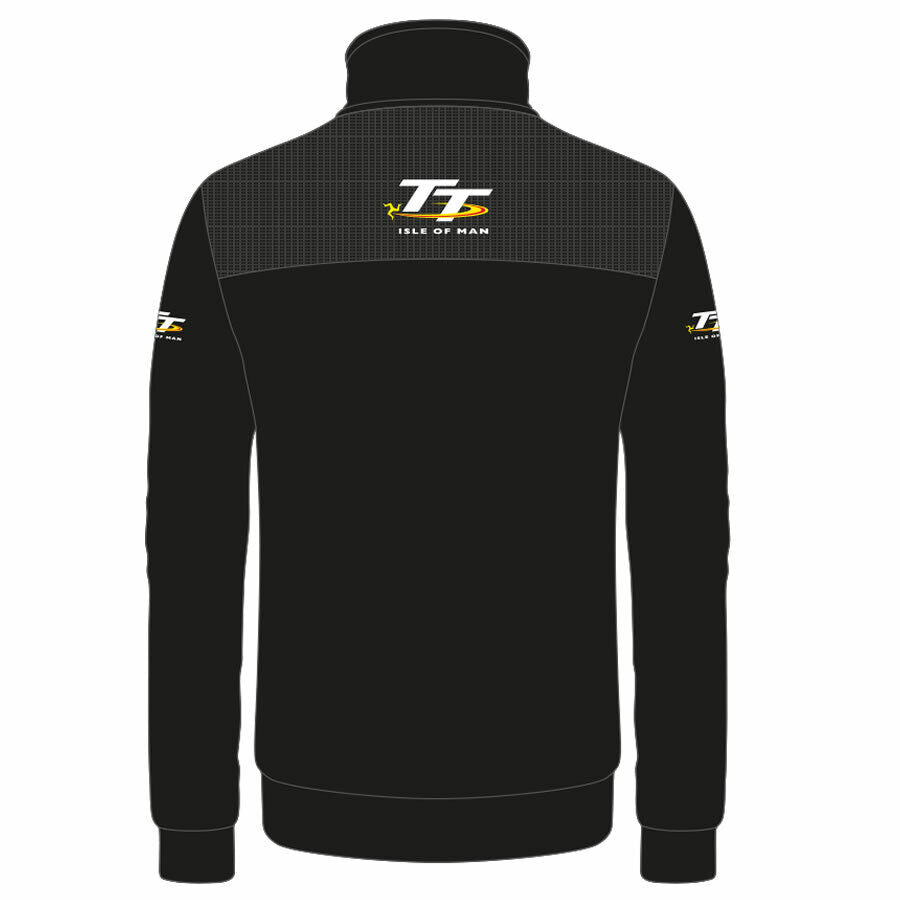 Official Isle Of Man TT Races Black Fleece - 20Af1