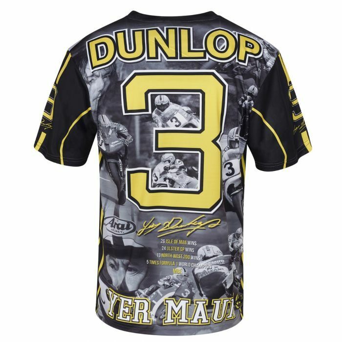 Official Joey Dunlop All Over Print T'Shirt - 19Jd-Aopt