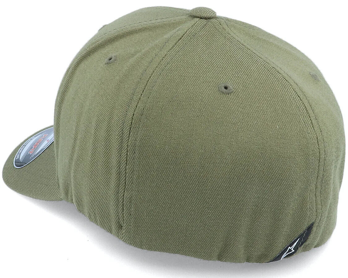 Alpinestar Heritage Blaze Hat Flexifit Green Baseball Cap - 1019-81112