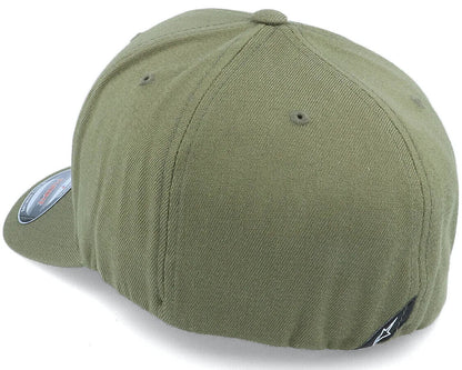 Alpinestar Heritage Blaze Hat Flexifit Green Baseball Cap - 1019-81112