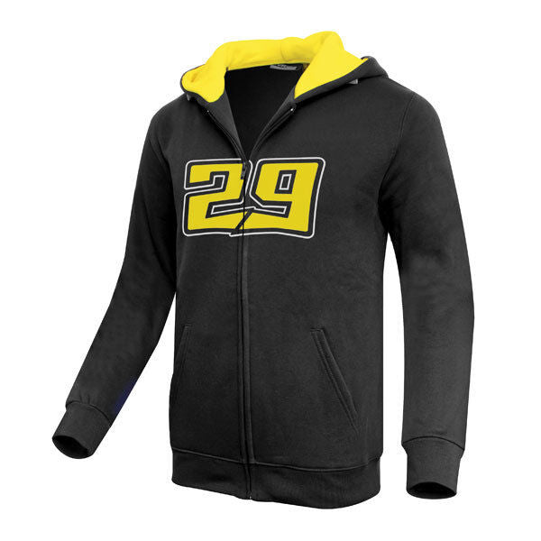 Official Andrea Ianonne 29 Black Hooded Fleece - 647 04