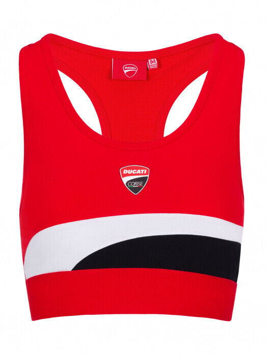 New Official Ducati Corse Womans Fitness Top - 20 36015