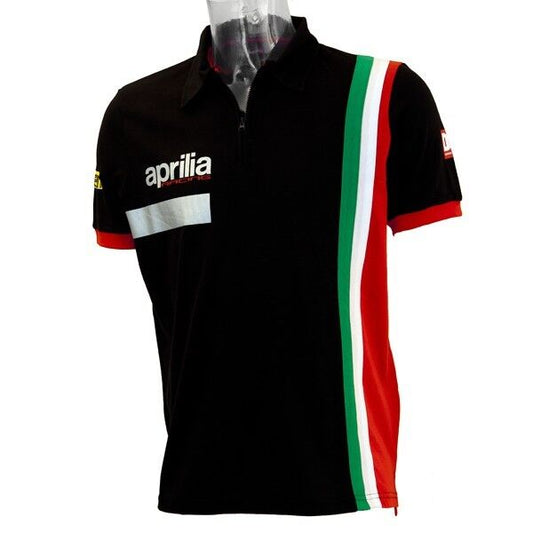 New Official Aprilia Team Black Polo - A1Pomcpodm3Ne