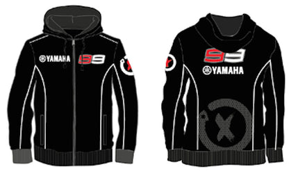New Official Jorge Lorenzo No.99 Yamaha Black Hoodie - 14 21206
