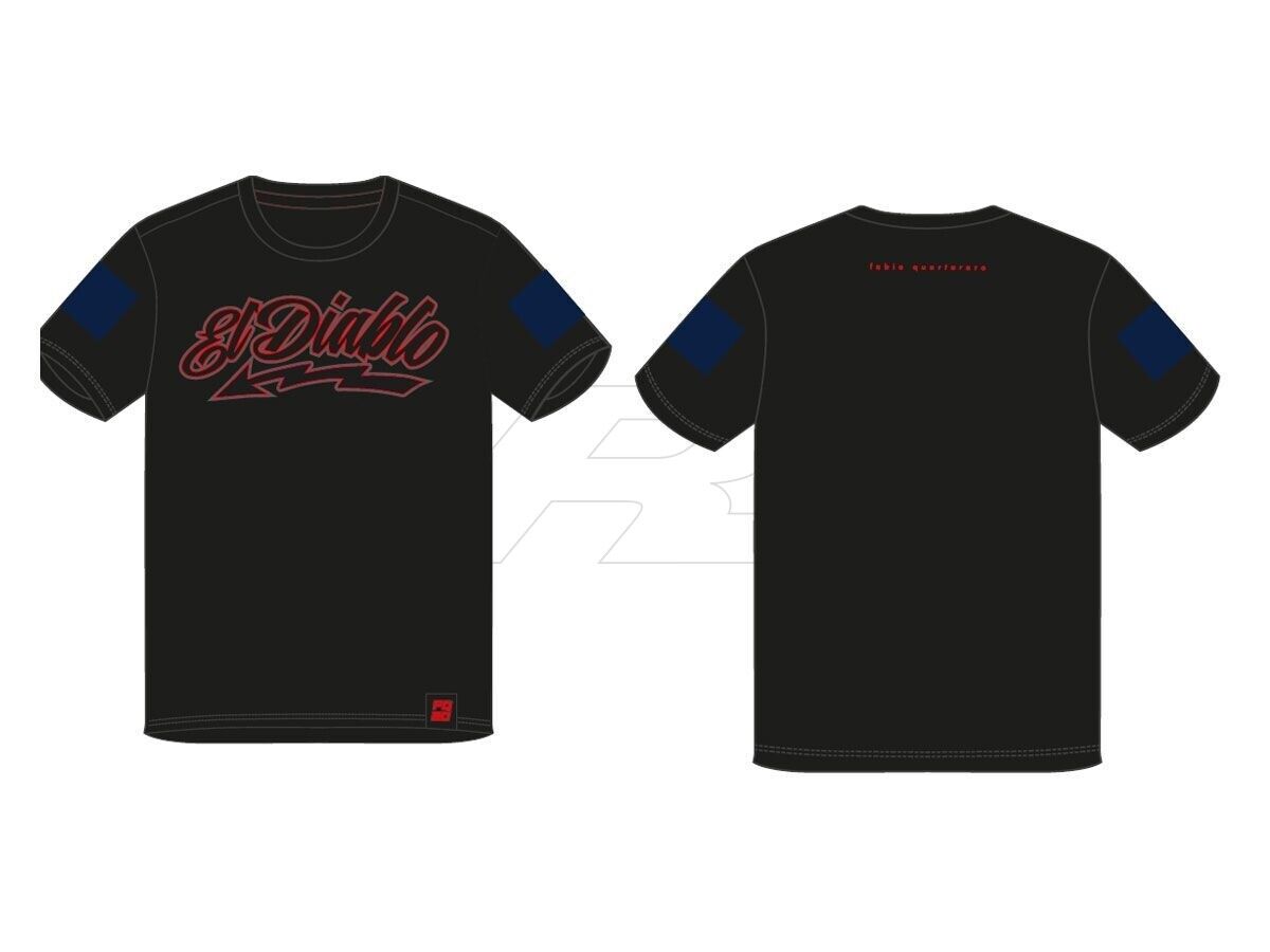 Fabio Quartararo Official El Diablo Black T Shirt 20 33806