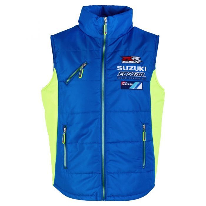 Official Suzuki Ecstar MotoGP Team Zip Up Body Warmer - 17Se_Bw