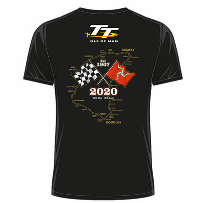 2020 Official Isle Of Man TT Races Gold Bikes T'shirt - 20Ats1
