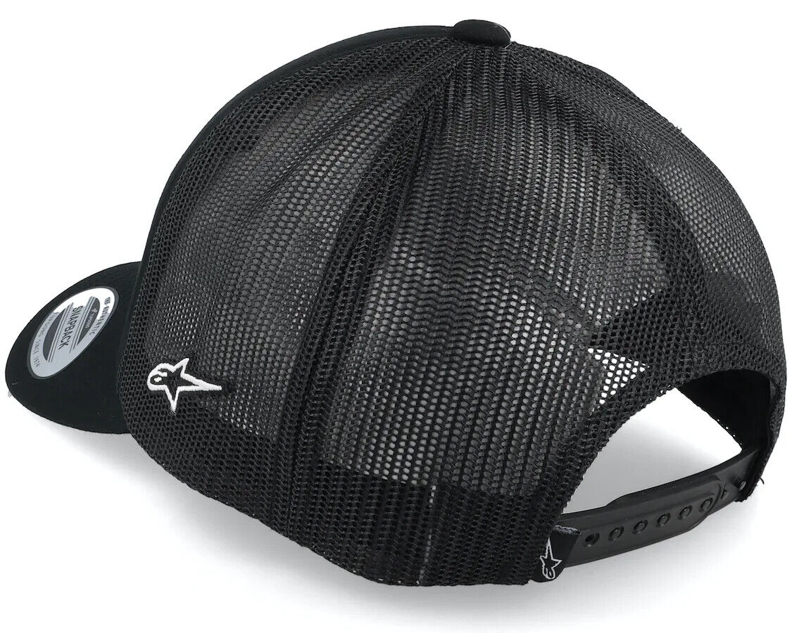 Alpinestars Delivery Truckers Black Baseball Cap - 1213-81010