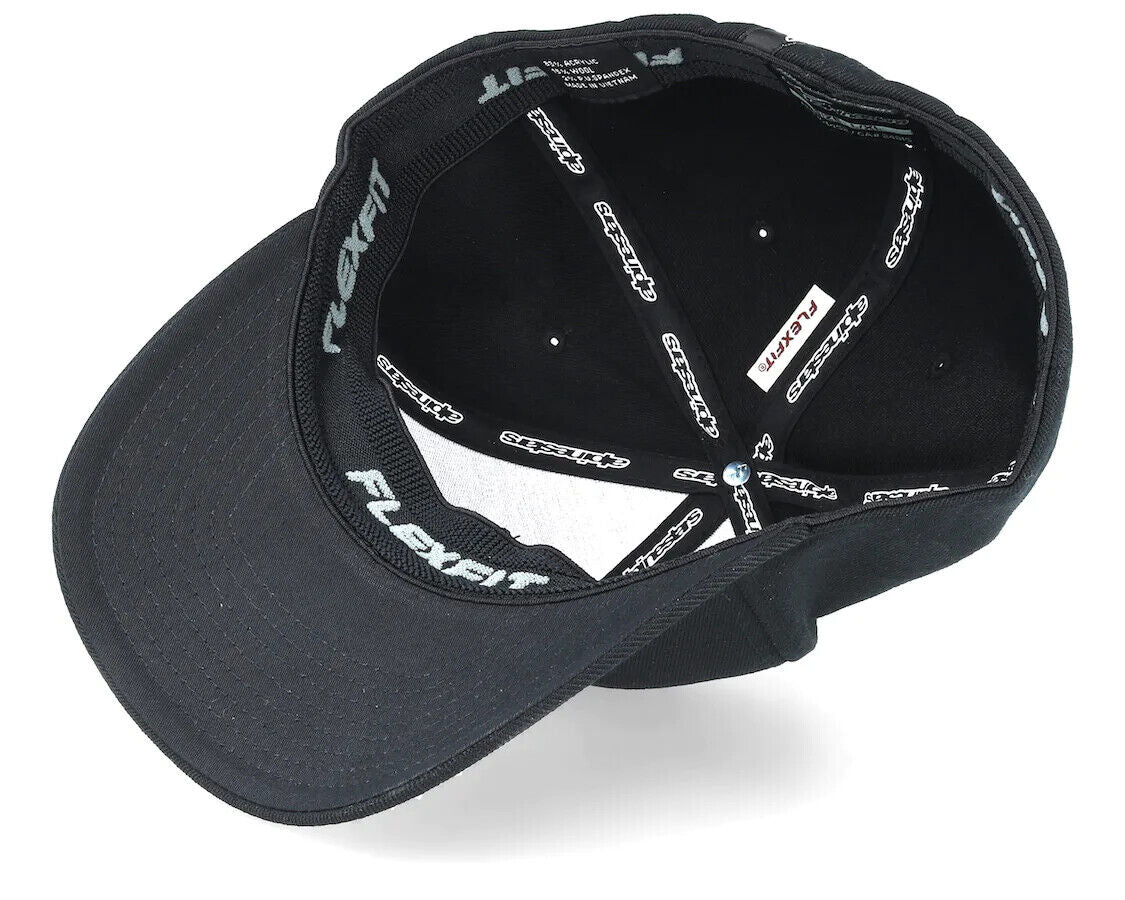 Alpinestar Heritage Blaze Hat Flexifit Black Baseball Cap - 1019-81112