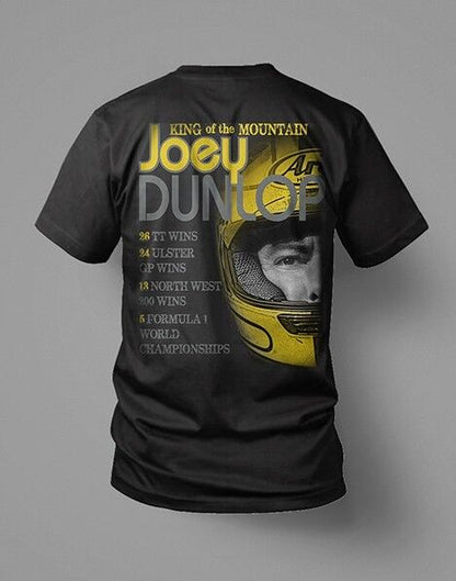 New Official Joey Dunlop King Of The Mountain T'Shirt