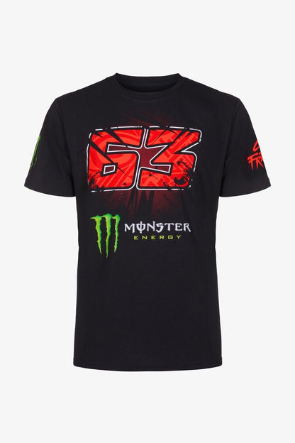 Official Francesco Bagnaia Dual Monster T Shirt - Mbmts 476504