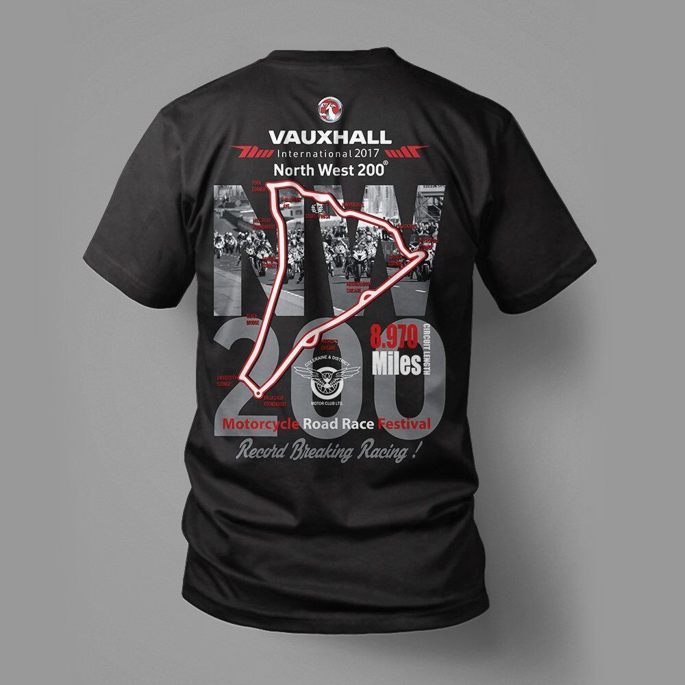 Official 2017 North West 200 Festival Printed T Shirt