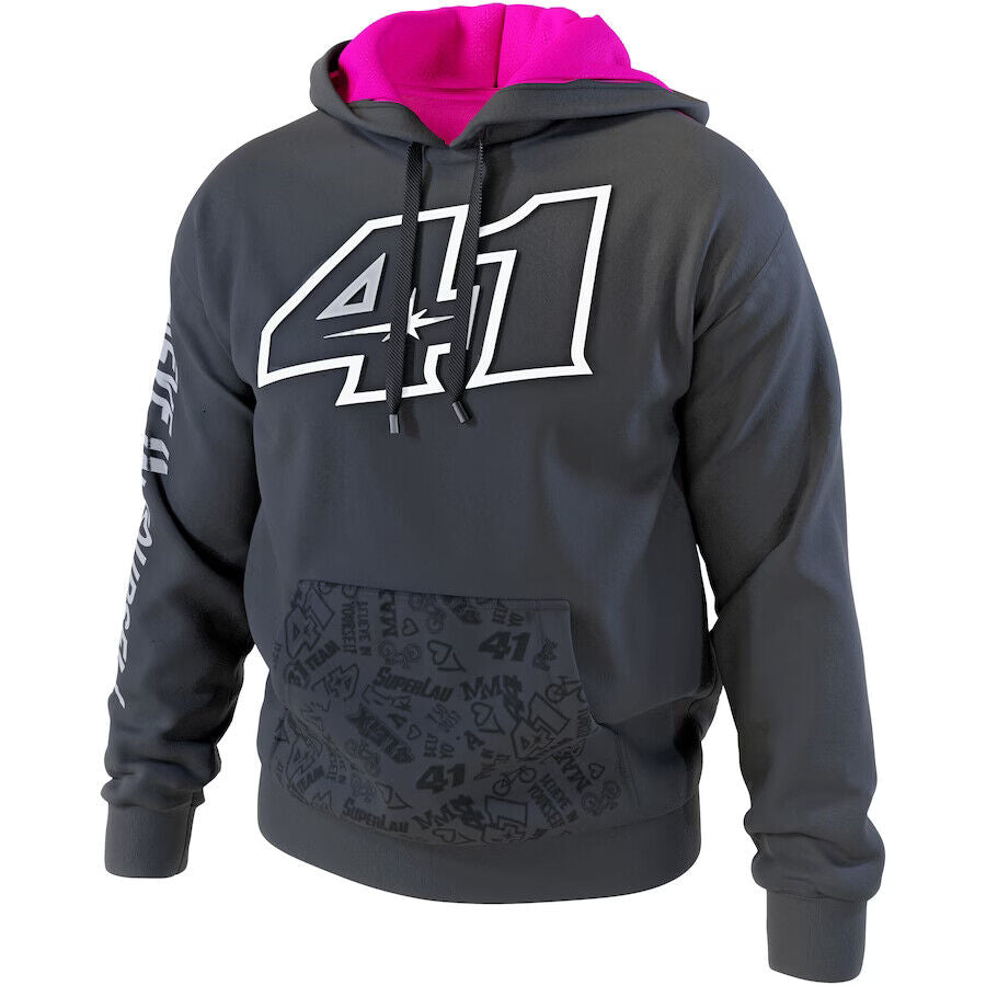 Official Aleix Espargaro 41 Black Pull Over Hoodie By Ixon 23. - 103101034