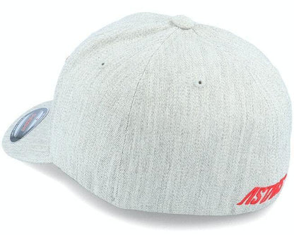 Alpinestar Title Flexifit Grey / Red Baseball Cap - 1230 81060