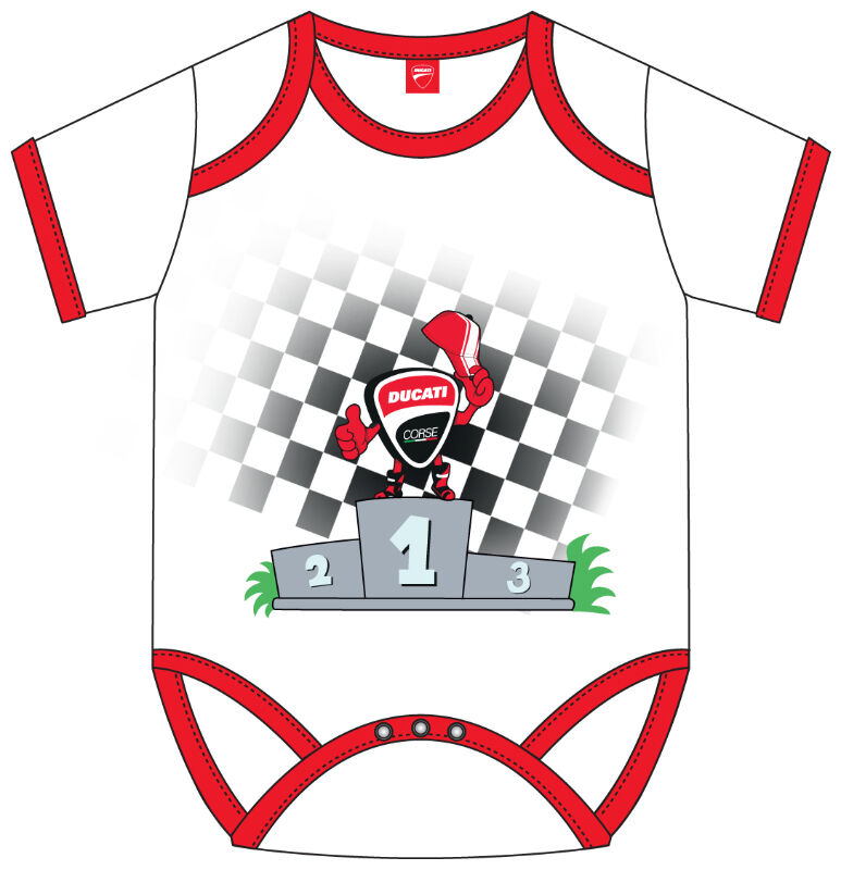 Official Ducati Mascot Baby Romper - 17 86001