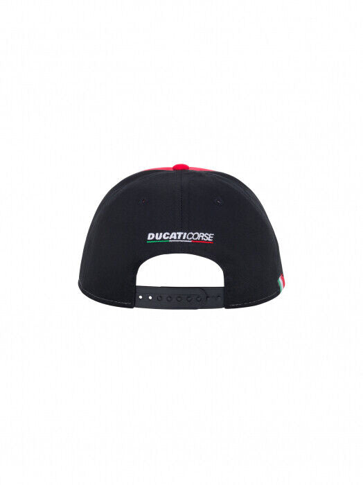 Official Ducati Corse Kids Flat Peak Baseball Cap - 20 46013