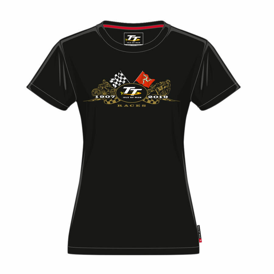 2019 Official Isle Of Man TT Gold Bikes Woman's T'Shirt - 19Lts2