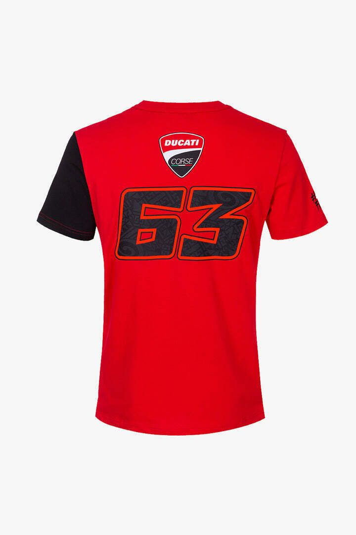 Official Ducati Francesco Bagnaia T Shirt - Dbmts 415707