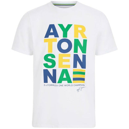 Official Ayrton Senna White T-Shirt - 701218227 001