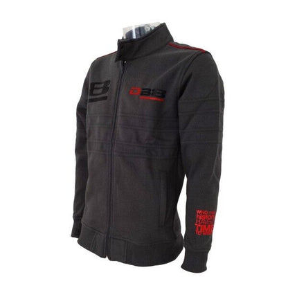New Official Bimota Mans Grey Full Zip Fleece