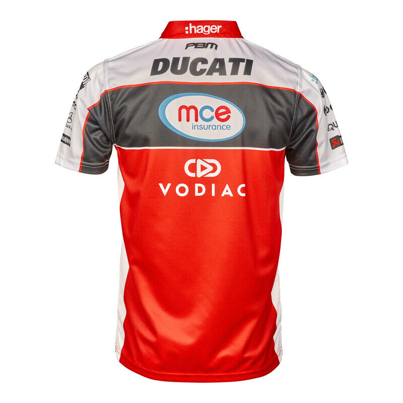 Official PBM MCE Ducati Team Polo Shirt .- Z22BsMCEtps