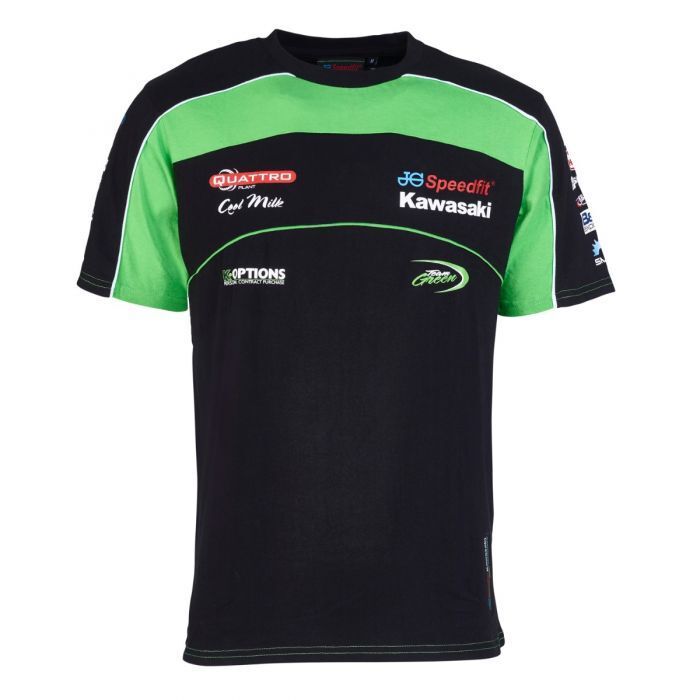 Official JG Speedfit Kawasaki Team T Shirt - 18JGk-Act1