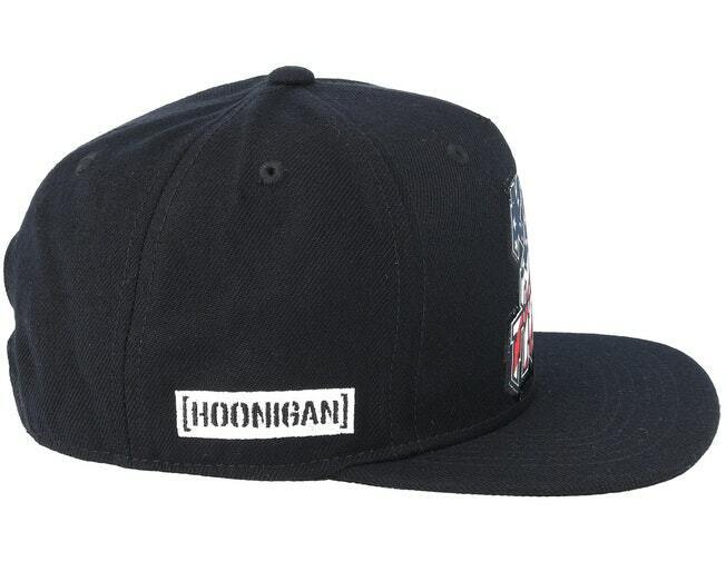 Ken Block Hoonigan Kat Black Flat Peak Cap - Ha302Klat
