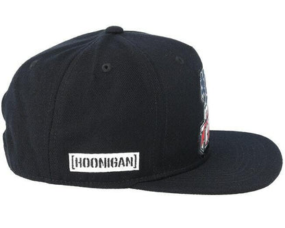 Ken Block Hoonigan Kat Black Flat Peak Cap - Ha302Klat