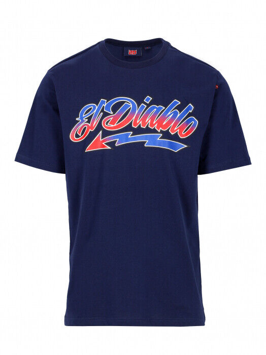 Fabio Quartararo Official El Diablo Blue T Shirt 22 33806