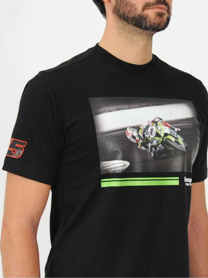 New Official Kawasaki Jr65 Black T-Shirt