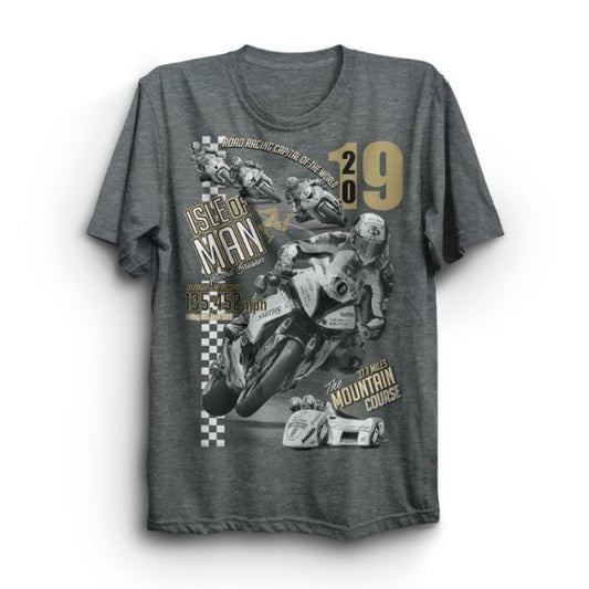 Isle Of Man Road Races 2019 Printed T Shirt