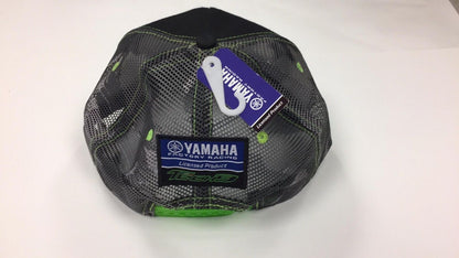 Official Tech 3 Yamaha Flat Peak Camo Mesh Baseball Cap - 17T3Yam-Bbc-Fpm