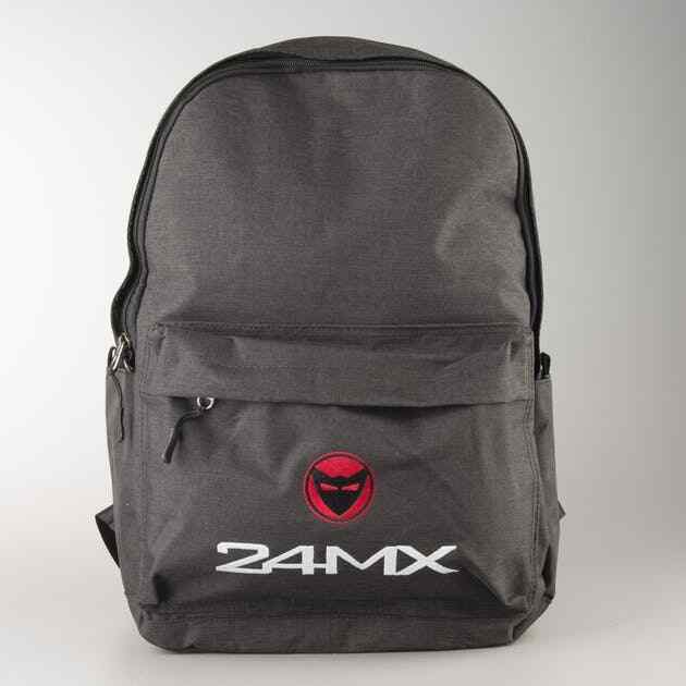 New 24MX Essential Black Backpack - 24MX-Bp-2Gr
