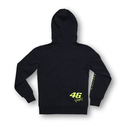 New Official VR46 Womans Navy Hoodie - Vrwfl 153802