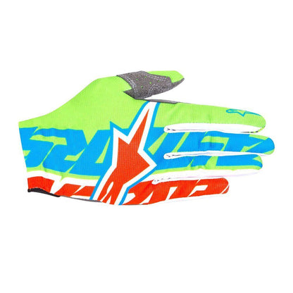 Alpinestars Rover Gloves Bright Green & Blue Flo - 1564517