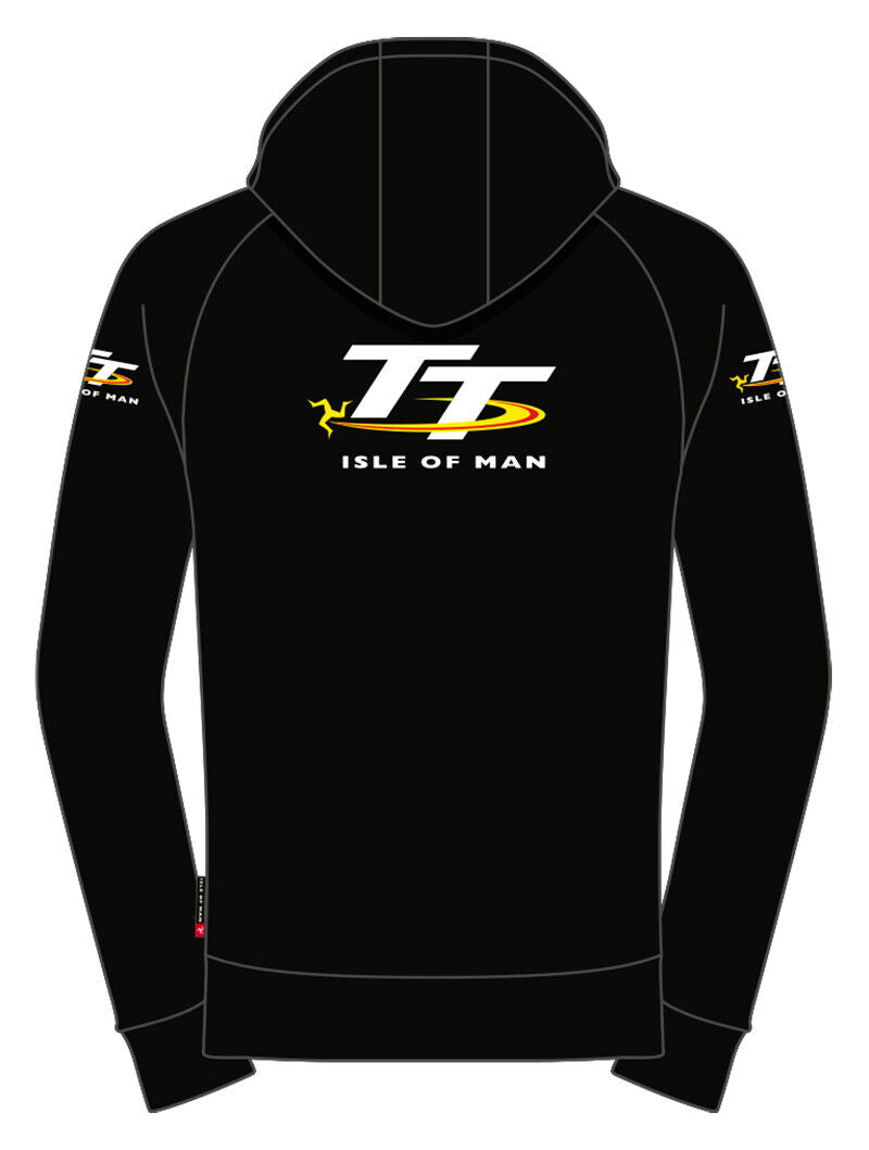 Isle Of Man TT Races Official Kids Camp Full Zip Hoodie - 19Kdch