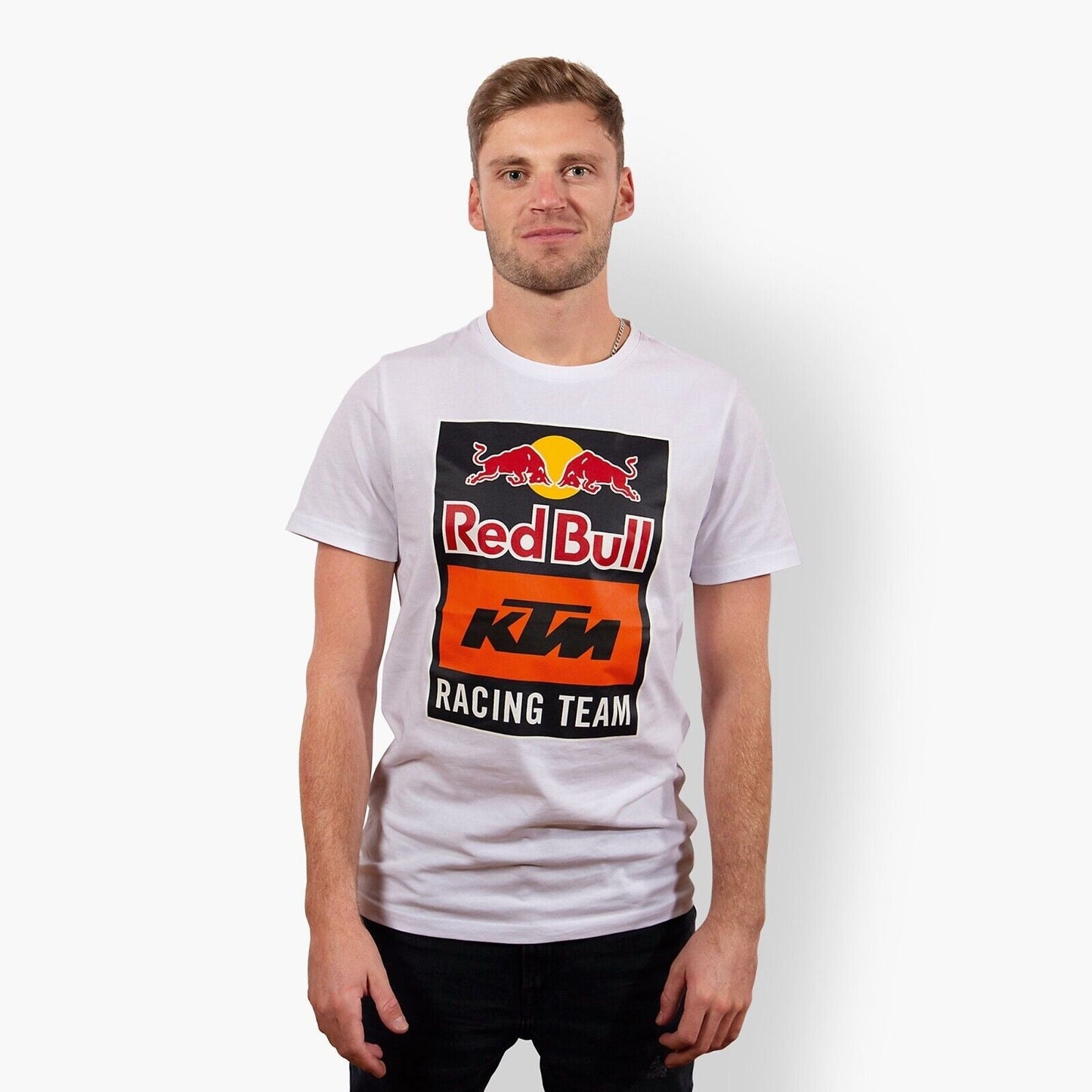 Official Red Bull KTM Emblem White T Shirt - KTM20014W