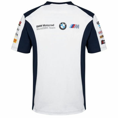 Official WSBK BMW Motorrad Kid's White Team T Shirt - 19BMW-Sbk-Kct White