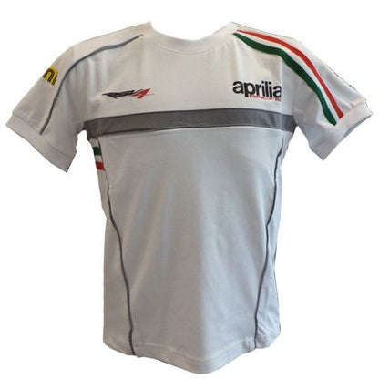 Official Aprilia Team White Kids T-Shirt