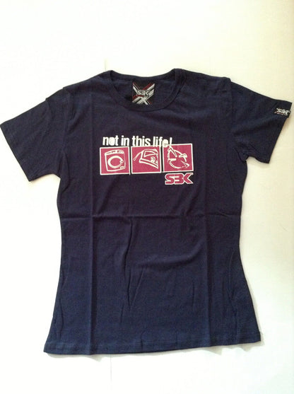 New Official Sbk Womans Navy T'Shirt