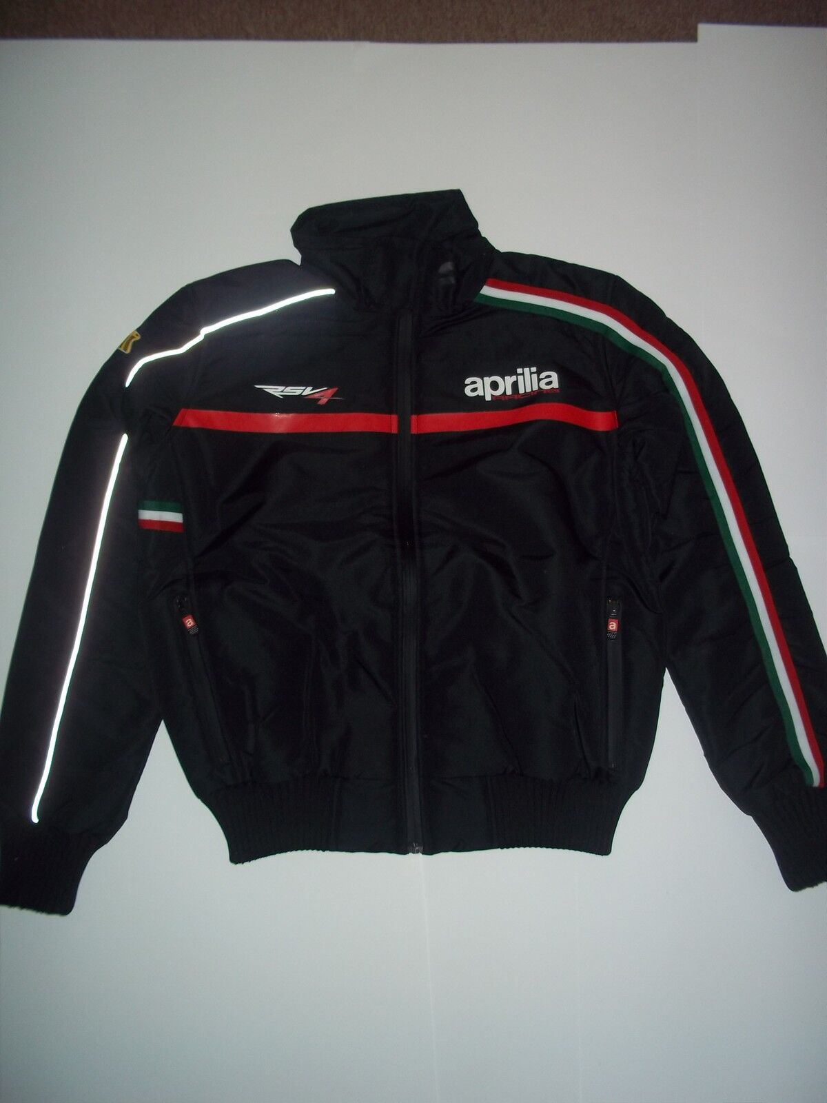 Official Aprilia Team Black Puffy Coat
