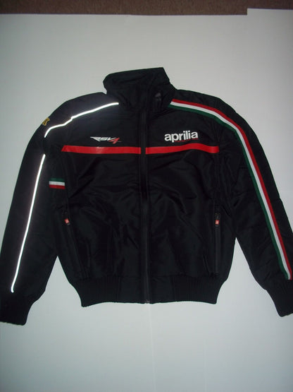 Official Aprilia Team Black Puffy Coat