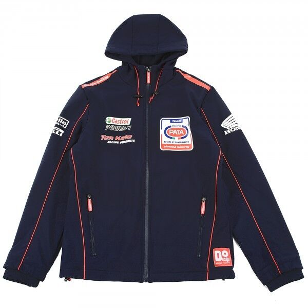 New Official Pata Honda Team Navy Softshell Coat