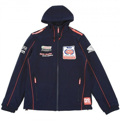 New Official Pata Honda Team Navy Softshell Coat